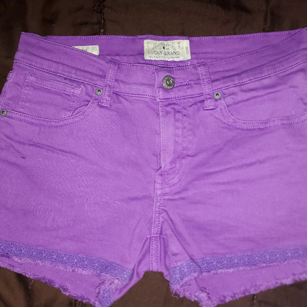 Lucky Brand Malibu Purple Shorts